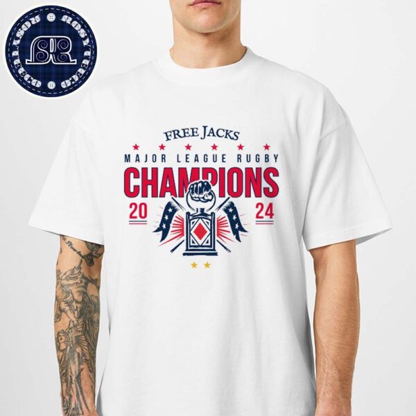 2024 Major League Rugby Champions Is New England Free Jacks Vintage T-Shirt