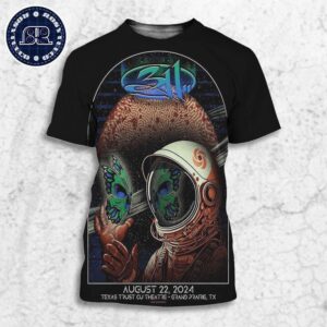 311 Band Poster On August 22 2024 In Grand Prairie TX At The Texas Trust CU Theatre All Over Print Shirt