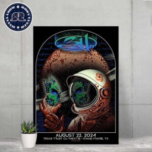 311 Band Poster On August 22 2024 In Grand Prairie TX At The Texas Trust CU Theatre Home Decor Poster Canvas