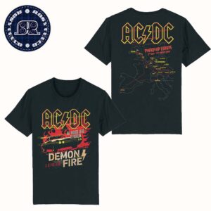 ACDC PWR UP 2024 Tour In Dublin Event Tee All Roads Lead To Dublin Demon Fire Is All You Desire On 17th May-17th August 2024 Two Sides Print Classic T-Shirt