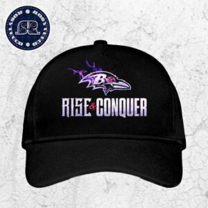 Baltimore Ravens Rise And Conquer Gift For Fan Classic Cap Snapback Hat