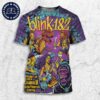 Blink 182 One More Time Tour 2024 Poster For Show Music In Detroit Michigan At Little Caesars Arena On August 12 2024 All Over Print Shirt