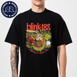 Blink 182 One More Time Tour 2024 Artwork For Tonight In Lexington Kentucky At Rupp Arena On August 1 2024 Unisex T-Shirt