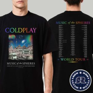 Coldplay Music Of The Spheres Tour Tee At Ernst Happel Stadion In Vienna August 21th 22th 24th And 25th 2024 Two Sides Print Classic T-Shirt