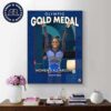 Simone Biles Gold Is A 2x Olympic Gymnastics Women’s All-Around Olympic Games Paris 2024 Wall Decor Poster Canvas