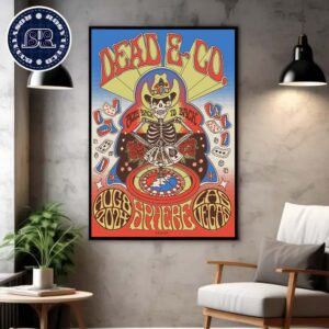 Dead And Company Aces Back To Back For Fez Moreno Tonight Concert Poster At Sphere In Las Vegas NV On August 8 2024 Home Decor Poster Canvas