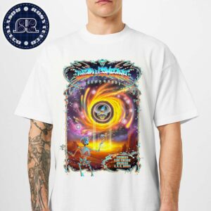 Dead And Company Happy Birthday Jerry Garcia And Kidd Drunkadelic Dead Forever Concert Poster At Sphere Las Vegas On August 1-3 2024 Vintage T-Shirt