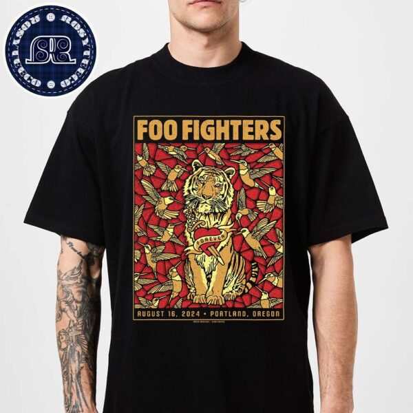 Foo Fighters Portland Event Poster In OR US At Providence Park On August 16 2024 Classic T-Shirt