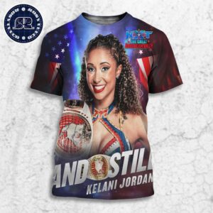 Kelani Jordan And Still WWE NXT The Great American Bash Women’s North American Champion All Over Print Shirt