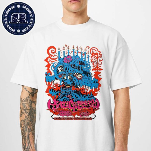 King Gizzard And The Lizard Wizard Official Poster In Portland Maine At Thompson’s Point On August 20th 2024 Unisex T-Shirt