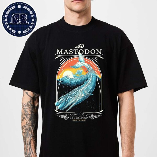 Mastodon Band New Poster Inspired By The Original Album Cover For Leviathan Artwork By Luke Preece Classic T-Shirt