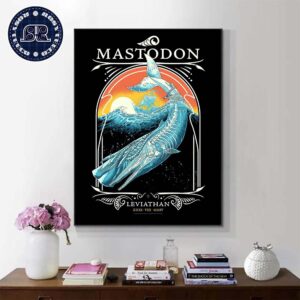 Mastodon Band New Poster Inspired By The Original Album Cover For Leviathan Artwork By Luke Preece Home Decor Poster Canvas