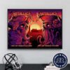 Metallica Tonight Poster For Night 2 In Foxborough MA M72 North American Tour 2024 At Gillette Stadium On August 4 2024 Home Decor Poster Canvas