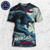 Metallica M72 North American Tour 2024 Pop-up Shop Poster For M72 Seattle In WA US At Lumen Field On August 30 And September 1 Bald Eagle Artwork All Over Print Shirt