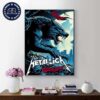 Metallica M72 North American Tour 2024 Pop-up Shop Poster For M72 Seattle In WA US At Lumen Field On August 30 And September 1 Bald Eagle Artwork Poster Canvas