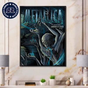 Metallica M72 North American Tour 2024 Night 2 M72 Edmonton In Alberta On August 25th 2024 At Commonwealth Stadium Poster Canvas For Home Decor