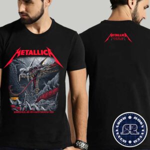 Metallica Night 2 Merch Tee M72 In Minneapolis MN US At US Bank Stadium On August 18th M72 North American Tour 2024 Two Sides Print Vintage T-Shirt