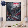 Metallica Full Show Combine Poster M72 In Minneapolis MN US At US Bank Stadium M72 North American Tour 2024 On August 16th And 18th 2024 Poster Canvas Wall Decor