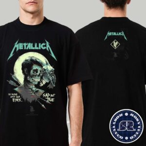 Metallica The Black Album Sad But True I’m Inside Open Your Eyes For The 30th Anniversary By Luke Preece Two Sides Print Unisex T-Shirt