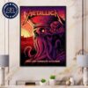 Metallica In Foxborough MA Full Show Combine Poster M72 North American Tour 2024 At Gillette Stadium On August 2 And 4 2024 Poster Canvas