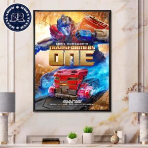 New Character Chris Hemsworth Poster For Transformers One Releasing In Theaters On September 20 Home Decor Poster Canvas