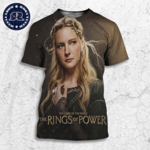 New Galadriel Character Poster For The Lord Of The Rings The Rings Of Power Season 2 Premiering August 29 On Prime Video All Over Print Shirt