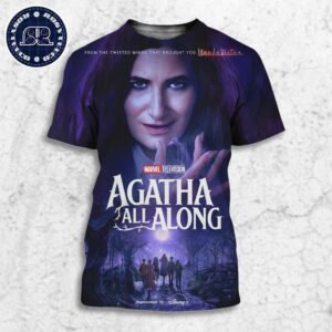 New Poster For Agatha All Along Releasing On Disney+ On September 18 All Over Print Shirt