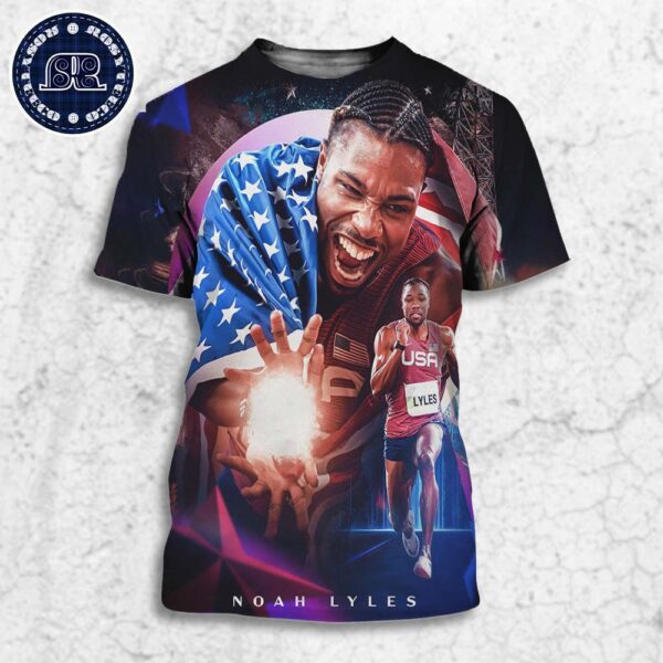 Noah Lyles Takes Home Bronze In The Men’s 200m Final All Over Print Shirt