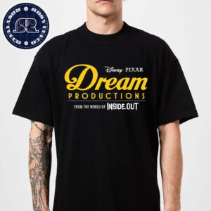 Official Logo For The Inside Out Spinoff Series Dream Productions Releasing On Disney+ In 2025 Vintage T-Shirt