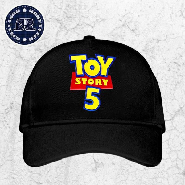 Official Logo For Toy Story 5 Only In Theaters 2026 Classic Cap Snapback Hat