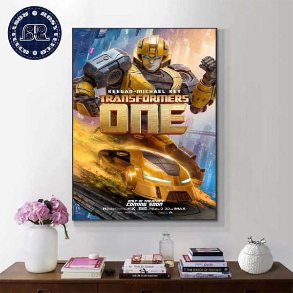 Official New Character Keegan-Michael Key Poster For Transformers One Releasing In Theaters On September 20 Poster Canvas