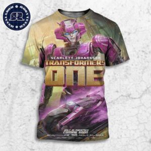 Official New Character Scarlett Johansson Poster For Transformers One Releasing In Theaters On September 20 All Over Print Shirt