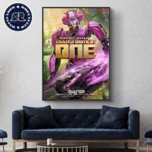 Official New Character Scarlett Johansson Poster For Transformers One Releasing In Theaters On September 20 Wall Decor Poster Canvas