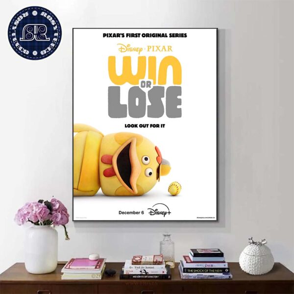 Official Poster For Pixar’s Win Or Lose Releasing On Disney+ On December 6 Home Decor Poster Canvas