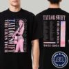 Official 2023-2024 Taylor Swift The Eras Tour TTPD Live Photo Two Sides Print Unisex T-Shirt