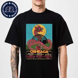 Osheaga Festival Musique Et Arts In Montreal QC At Parc Jean-Drapeau On Aug 2-3-4 2024 T-Shirt