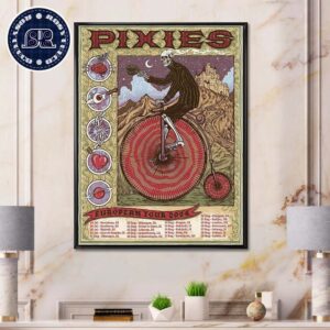 Pixies European Summer Tour 2024 Schedule List Date By Ben Brown Home Decor Poster Canvas