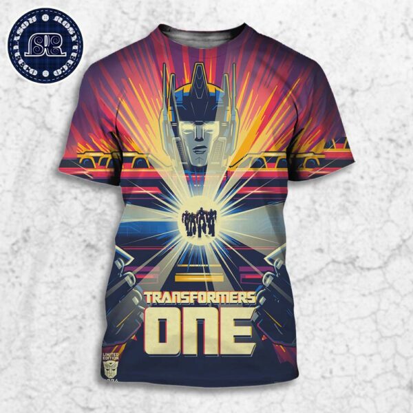 Poster Limited Edition 2024 For Transformers One Releasing In Theaters On September 20 All Over Print Shirt