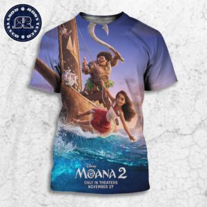 Poster New For Movie Moana 2 Only In Theaters November 27 All Over Print Shirt