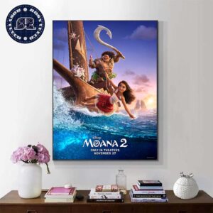 Poster New For Movie Moana 2 Only In Theaters November 27 Home Decor Poster Canvas