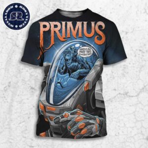 Primus Art Monkey Concert Poster ACL Live At Moody Theater In Austin TX On August 21 2024 All Over Print Shirt