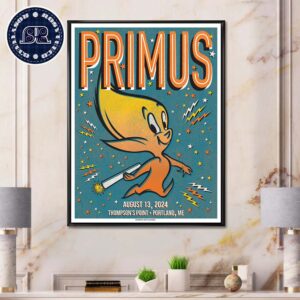 Primus Concert Poster Show At Thompson’s Point In Portland ME On August 13 2024 Home Decor Poster Canvas