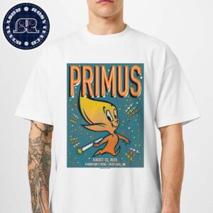 Primus Concert Poster Show At Thompson’s Point In Portland ME On August 13 2024 Unisex T-Shirt