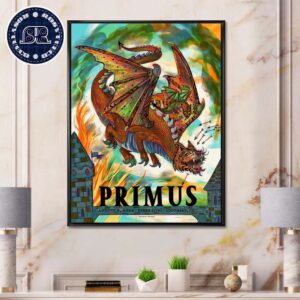 Primus Poster For Show In Columbus OH At Kemba Live On August 6 2024 Home Decor Poster Canvas