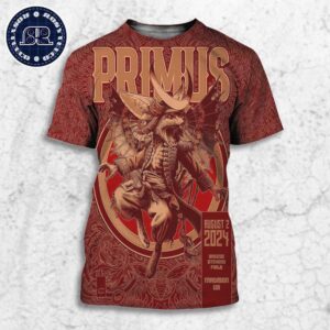 Primus Poster For Show Music In Madison WI At Breese Stevens Field On August 2 2024 All Over Print Shirt