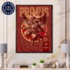 Primus Show Poster For Tonight In Maryland Heights MO At Saint Louis Music Park On August 3 2024 Home Decor Poster Canvas