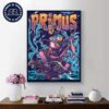 Primus Show Poster In Saratoga Springs NY At Saratoga Performing Arts Center On August 12 2024 Home Decor Poster Canvas