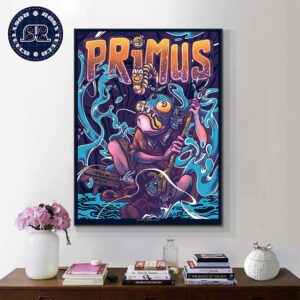 Primus Poster For Tonight Show In Big Flats NY At Michelob Ultra Summer Stage At Tag’s On August 10 2024 Poster Canvas