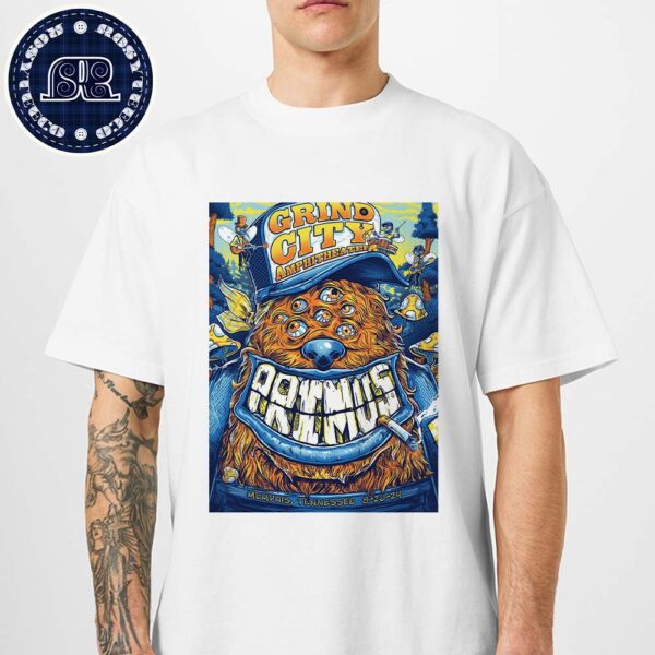 Primus Poster For Tonight Show On August 20 2024 In Memphis Tennessee At Grind City Amphitheater Unisex T-Shirt