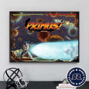 Primus Show Poster In Saratoga Springs NY At Saratoga Performing Arts Center On August 12 2024 Home Decor Poster Canvas